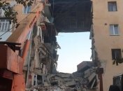 Обвал дома в Дрогобиче: фото с места происшествия