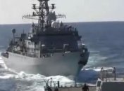 Военный корабль России "агрессивно приблизился" к эсминцу США (Видео)