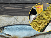 Закуска из сельди и грибов