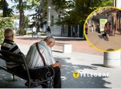 В Ровно встретили необычную прохожую