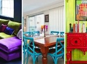 Разноцветная мебель в вашем интерьере (Фото)
