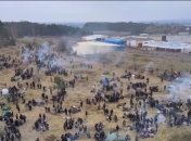 Вид з висоти на лінії кордону