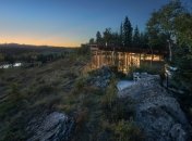 Потрясающий домик в горах Канады (Фото)