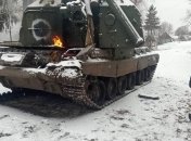 Сожженная техника рашистов