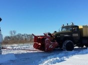 На трассе Киев - Чоп из-за снегопада ввели ограничения