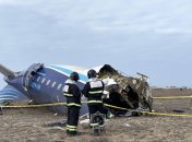Сбитый самолет в Казахстане