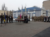 Прощание с военнослужащим, погибшим в зоне ООС