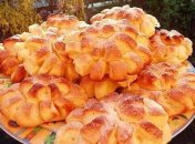 Плюшки с корицей "Хризантемы"