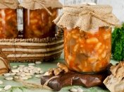 Вкусный салат с грибами