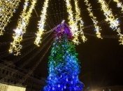 Игрушки, иллюминация и огни: Как открывали главную елку Украины (Фото)