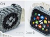Смарт-часы Apple Watch собрали из "наноблоков"