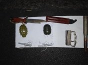 В Одессе у пьяного водителя изъяли арсенал оружия