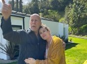 Брюс Уиллис и его старшая дочь Румер