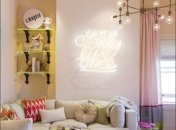 Есть идея: неоновая надпись на стене своими руками