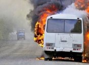 Автобус с детьми загорелся на Сумщине