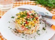 Очень вкусный праздничный салат