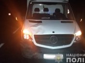 На Донетчине водитель фургона сбил женщину на дороге