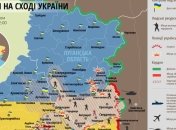 Карта ситуации на Востоке Украины по состоянию на 4 августа