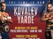 Ковалев - Ярд: слова перед боем