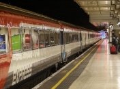 В Лондоне загорелся поезд