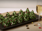 Новогодняя закуска "Елочки"