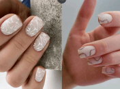 Идеи нюдового маникюра с дизайном