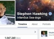 Стивен Хокинг будет делиться своими открытиями в Facebook
