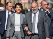 Анна Акопян и премьер Армении Никол Пашинян