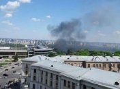 В киевском Гидропарке горел спортивный зал