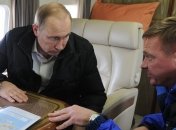 Путин начал свой визит в оккупированный Крым с Тузлы