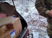 Пограничники задержали автомобиль, везший на оккупированную территорию сыр