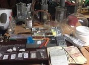 В Борисполе обнаружили амфетаминовую лабораторию