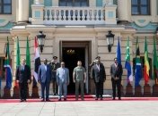 Африканские лидеры в Киеве