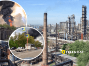 Пожар на нефтехимическом заводе в Стерлитамаке