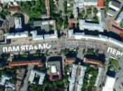 Центр Киева заставили белыми коробками