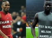 Дрогба и Эбуэ могут пострадать за соболезнование о смерти Манделы