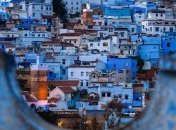 "Голубая жемчужина": городок в Марокко с домами сине-голубого цвета (Фото)