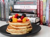 Оладьи из яблок и бананов