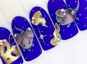 Маникюр 2020: стильные идеи с "хозяйкой года" на ноготках (Фото)