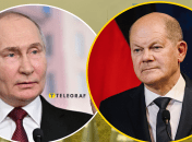 Володимир Путін та Олаф Шольц (зліва направо)