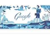 Google посвятил doodle 107-летию со дня рождения Рэйчел Карсон