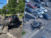 Кадры с аварии