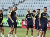 Тренировка сборной Украины