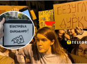 Мемы о Безуглой на митинге в Киеве