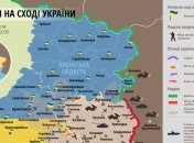 Карта АТО на востоке Украины (15 декабря)