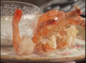 Креветки гриль с соусом дзадзыки