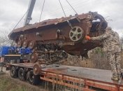 Знищена бронемашина оккупантів