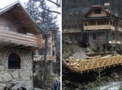 Ющенко достраивает роскошный замок в Карпатах 