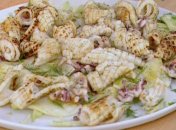 Кальмары-гриль с фенхелем