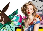 Скарлетт Йоханссон в авангардной фотосессии для известного глянца